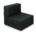 thumbnail image 4 of Sofá cama plegable Atlas del descanso individual color gris estilo Puff, 4 of 6