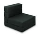 thumbnail image 4 of Sofá cama plegable Atlas del descanso individual color gris estilo Puff, 4 of 6