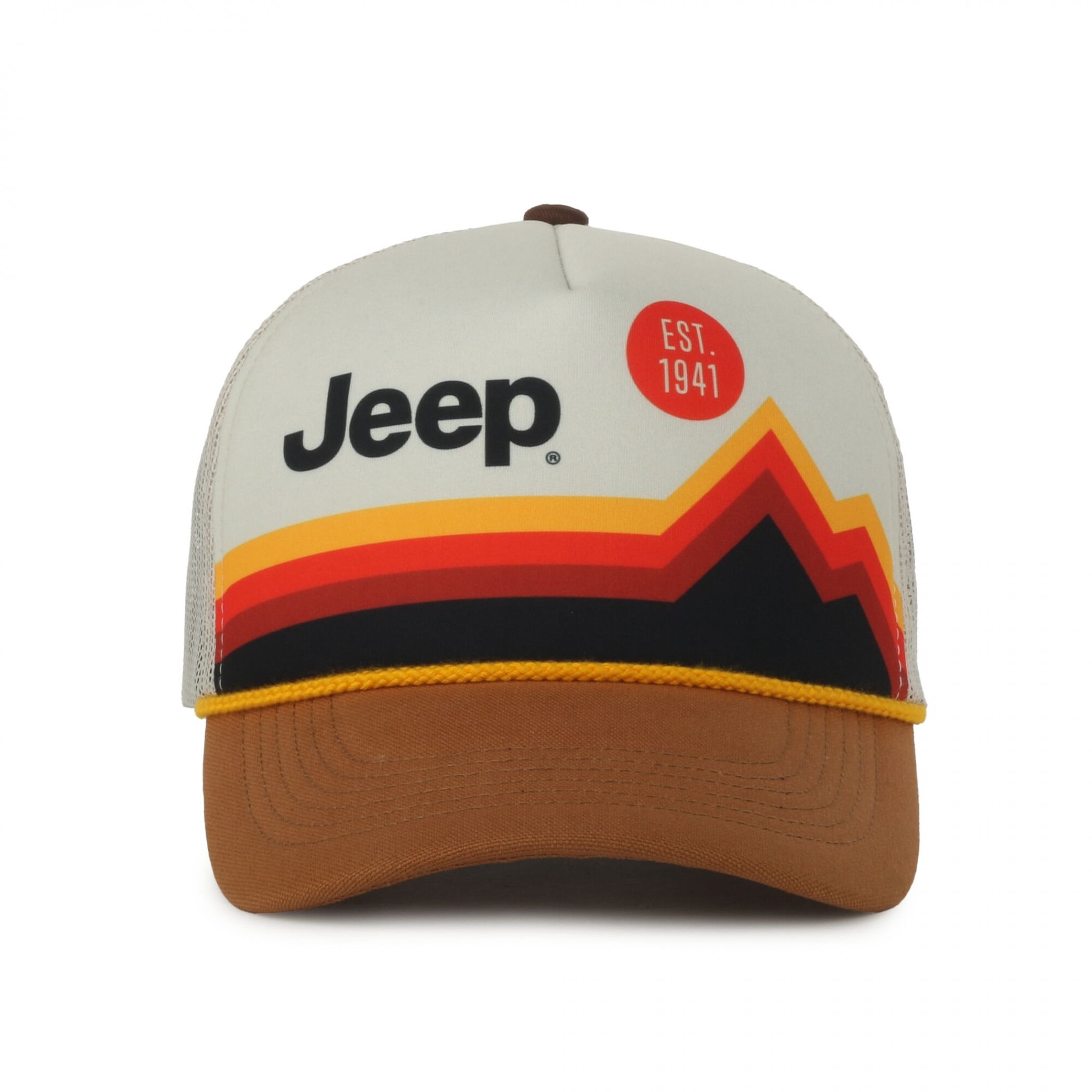 Jeep Est. 1941 Retro Mountains Adjustable hat