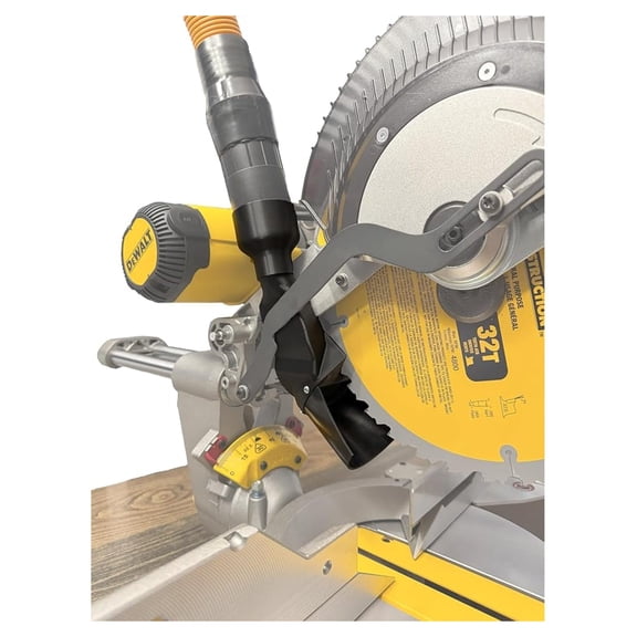 Improved Dust Collection Port for DeWalt DWS779 & DWS780 Miter Saws - Virtually No Mess - Made in the USA