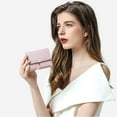 thumbnail image 4 of FloreceBien Cartera de mujer con RFID, cartera pequeña y de formato corto, cartera de mujer de piel sintética, cartera pequeña, monedero para mujer. El color es muy bonito, con varios compartimentos., 4 of 5