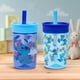 thumbnail image 2 of Magma Life Vaso Entrenador para Niños Twin Tumb, 450 ml (2Pzs), Popote Flexible Antiderrames, Fácil de Limpiar, Ideal para Viajes, Botella de Agua para Niños, Apto para Lavaplatos, 2 of 8