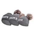 thumbnail image 2 of SUNSIOM Family Matching Beanie Hat, Soft Warm Embroidery Letters Winter Cap for Casual Daily, 2 of 4