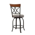 thumbnail image 3 of Maykoosh French Flair Swivel Barstool - 350 lbs Weight Limit, Comfortable Seating with Swivel Function, Elegant Barstool Design, 3 of 8