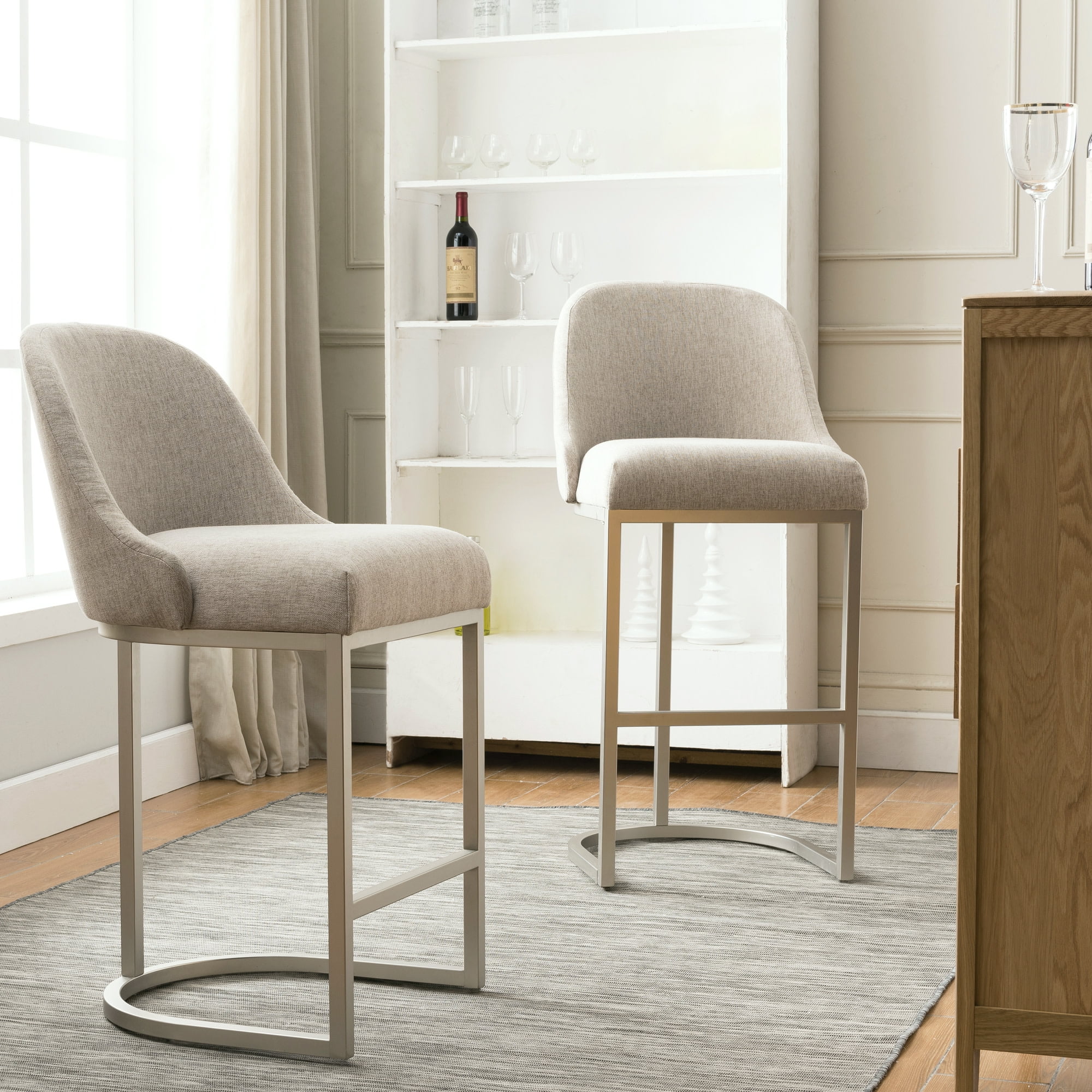 Barrel back 2024 counter height stools