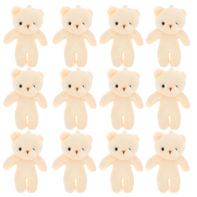 12 figuras decorativas de ositos adorables, decoración multifuncional.