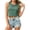 Army Green -TOPS, variant on Sleeveless Round Neck Cropped Tank Top for Women Casual Form Fitting Ribbed Knit Blouse Summer TopsHot PinkXXL