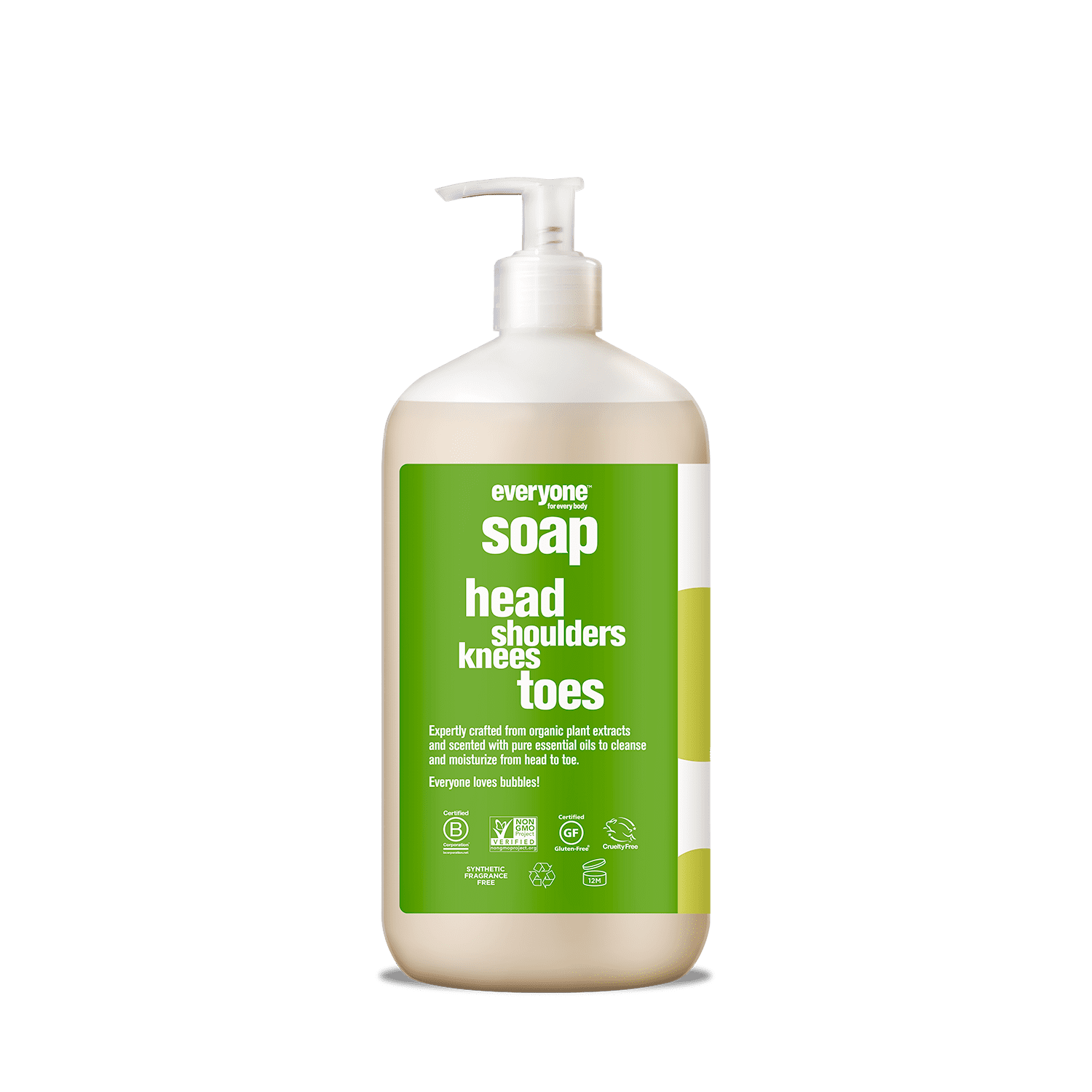 (2 pack) Everyone 3-in-1 Soap for Kids Tropical Coconut Twist 32 oz