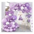 thumbnail image 3 of MMTX Lavender Butterfly Balloon Arch Kit, Purple Silver, 3 of 6