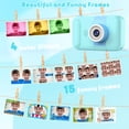 thumbnail image 7 of PURULU Kids Camera with 180° Flip-up Lens for Selfie & Video, HD Digital Video Cameras for Toddler with 32GB SD Card, Ideal for 3-8 Years Old Boys on Birthday Christmas Party as Gift, Blue, 7 of 7
