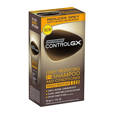 Just For Men Control GX Grey Reducing 2 in 1 Shampoo & Conditioner 5oz