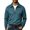 Navy Sweatshirts for Men, variant on Men Collared Half Zip Sweatshirts Clean Plain Long Sleeve Loose Fit for Client Meetings Mall Wanderings Dark Blue XXL