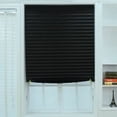 thumbnail image 5 of Blackout Pleated Window Shades Window Blind Blackout Light Block Cordless Black 35, 5 of 7