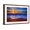 Brown Frame, variant on Art.com Colorful Sunrise with a Breaking Wave Photographic Print by West Coast Scapes, 36" x 24"