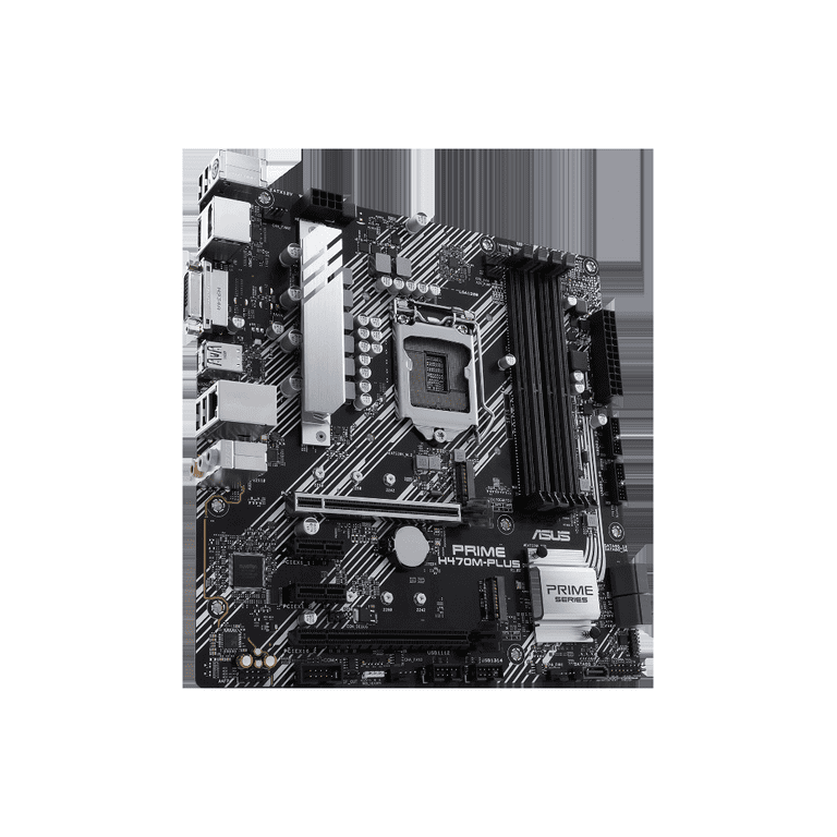 Asus Prime H470M-PLUS/CSM Desktop Motherboard, Intel Chipset