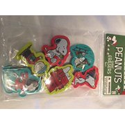 Peanuts Charlie Brown Snoopy And The Gang Set Of 6 Giant Erasers