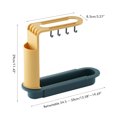 thumbnail image 3 of Almacenamiento Telescópico Para Fregadero, Soporte De Almacenamiento Ajustable Para Fregadero Con Orificios De Drenaje Para Toallero, Esponja, Soporte Para Jabón matsuzay  HA040474-01, 3 of 6