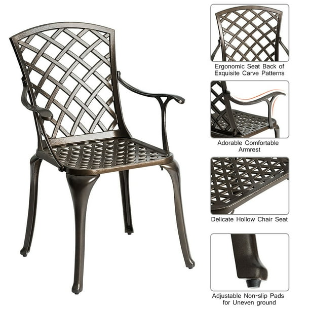 Outdoor bistro chairs discount walmart