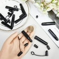 thumbnail image 3 of 5 Style Pourers Spout Caps Anti-Drop Dust Caps Hooded 30Pcs Black Rubber Tapered Pourer Covers Pour Spout Sealed Cap Stopper for Olive Oil Liquor Bottle Vinegar Bar Bartender Accessories, 3 of 9