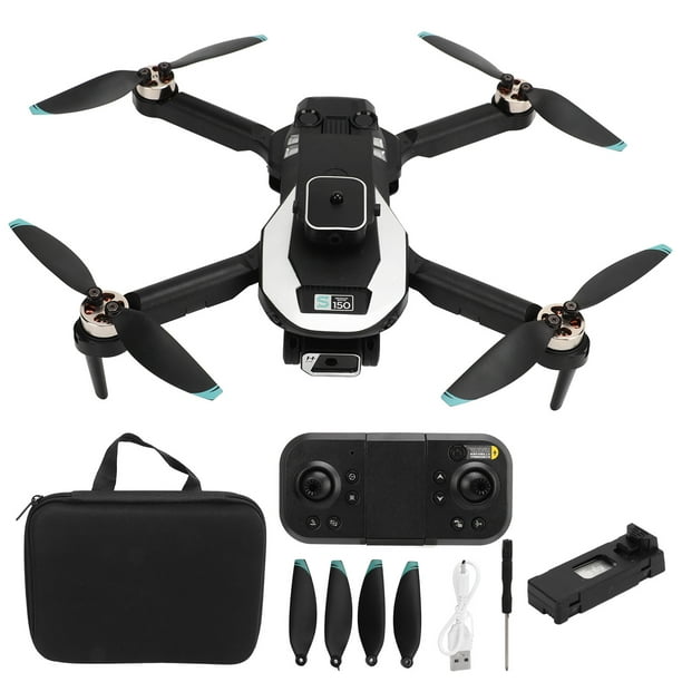 S150 Areial Drone Sin escobillas Posicionamiento de flujo optico Camara dual HD Modo sin cabeza Obstaculo Evite el dron con bateria incorporada para mayores de 14 anos Walmart en linea