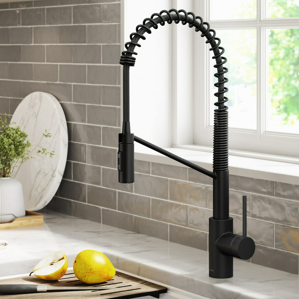 Kraus Oletto Commercial Style PullDown Single Handle Kitchen Faucet