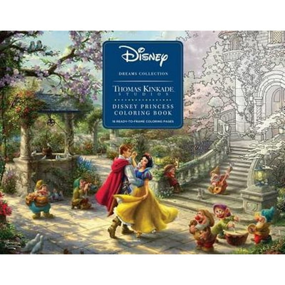 Disney Princess Coloring Poster, Disney Dreams Collection (Paperback)