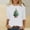 l-White, variant on Friday Deals Aueoeo Merry Christmas T-shirt Women Merry Bright Christmas Tree Print Sweatshirt Funny Xmas Holiday Shirts L