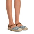 espadrille flats with ankle strap
