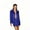 Blue, variant on Women Suiting 2 Piece Peak Lapel Short Suit Sequin Detailing Long Sleeve Open Front Cardigan And Matching Skirt For Casual Wear,Red,S