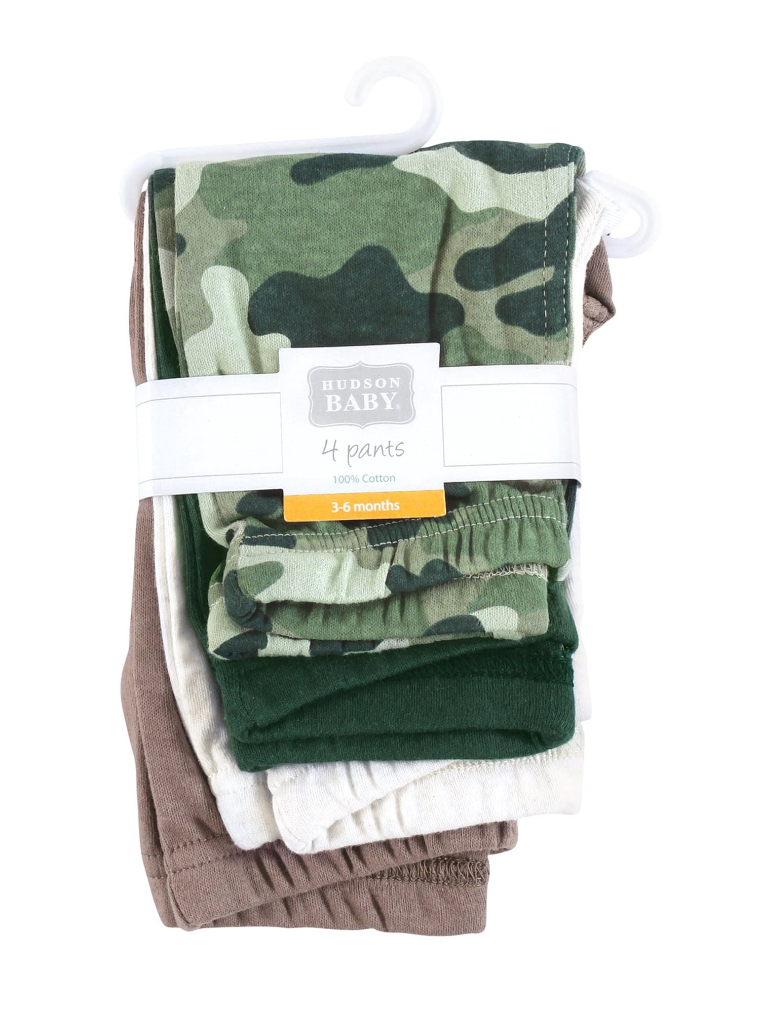 Hudson Baby Tapered Ankle Pants, 4- Pack, 0/3 Months- 5T