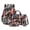 American Flag Bear Paw Camo, variant on Xixirimido Eagle Forest Camo Print 4 Piece Kids Backpack Set with Lunch Box Pencil Case and Water Bottle Holder 17 Inch Backpack for Boys Teens Elementary Middle School