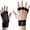 Black 2, variant on 1 Pair Workout Gloves with Wrist Wraps, Breathable Gym Gloves for Men & Women, Half-Finger Lifting Gloves for Weightlifting, Pull-Ups, Cross Training, Palm Protection for Fitness