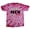 Pink, variant on Real Men Wear Pink Breast Cancer Tie Dye T-shirt Raise Awareness Fundraiser Walk Race for a Cure-Large
