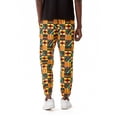 thumbnail image 4 of Puntoco Pantalones holgados con bolsillos y cordón de gran tamaño con estampado para hombre, 4 of 7