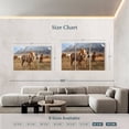 thumbnail image 4 of Elephant Stock The Amazing Icelandic Horses Wall Art - Horizontal Multi Panel Canvas - Living Room Wall Decor - Animal Multi Panel - Gray And Brown Decor By Scott Stulberg - 65" x 42", 4 of 8