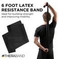 thumbnail image 2 of THERABAND Professional Latex Band, Black, Special Heavy, 6 Ft, Level 6, Resistance 7.3 lbs, 2 of 9