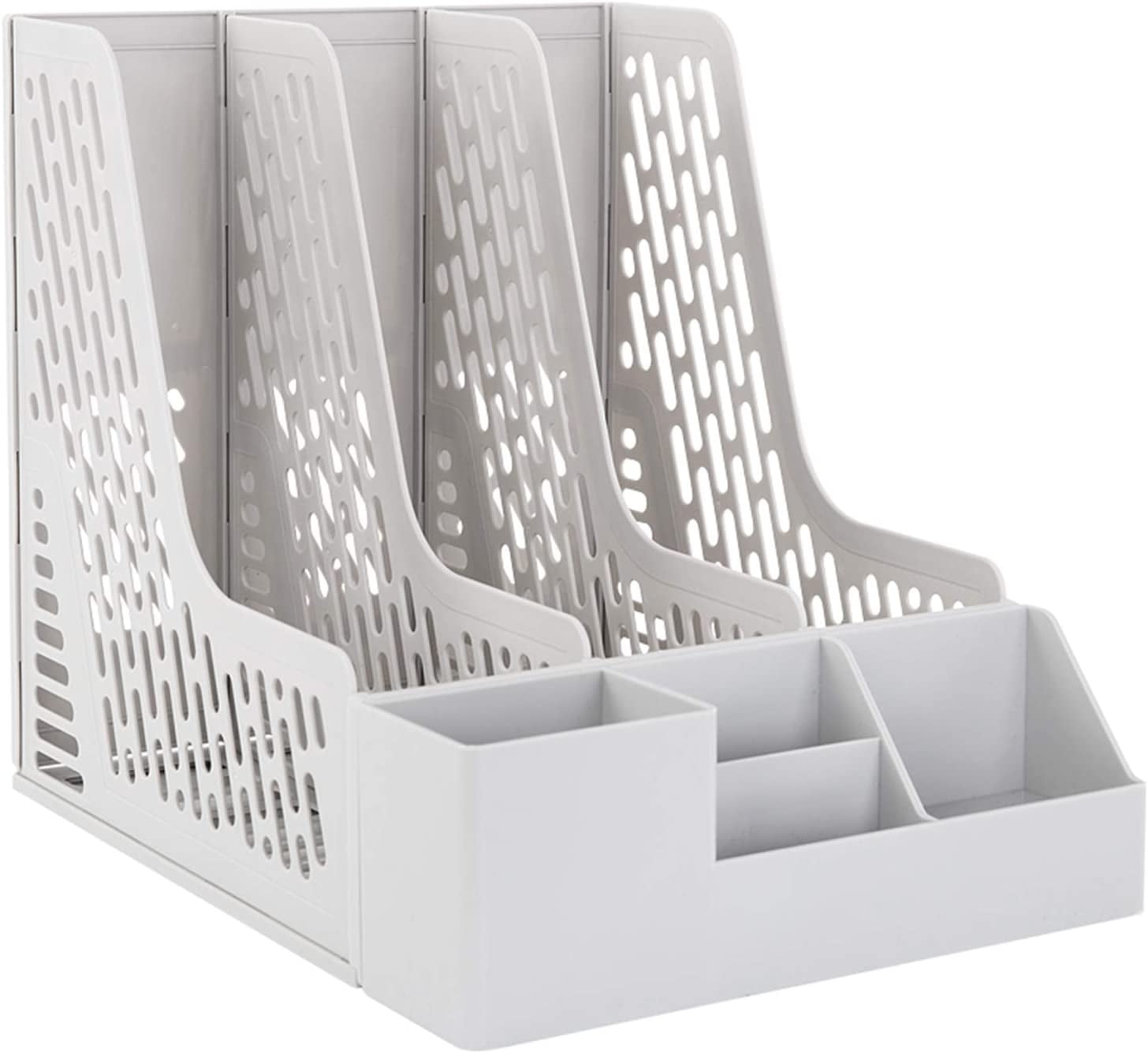 Desk Organizer with Extra Storage Case, Large Space Desktop Magazine