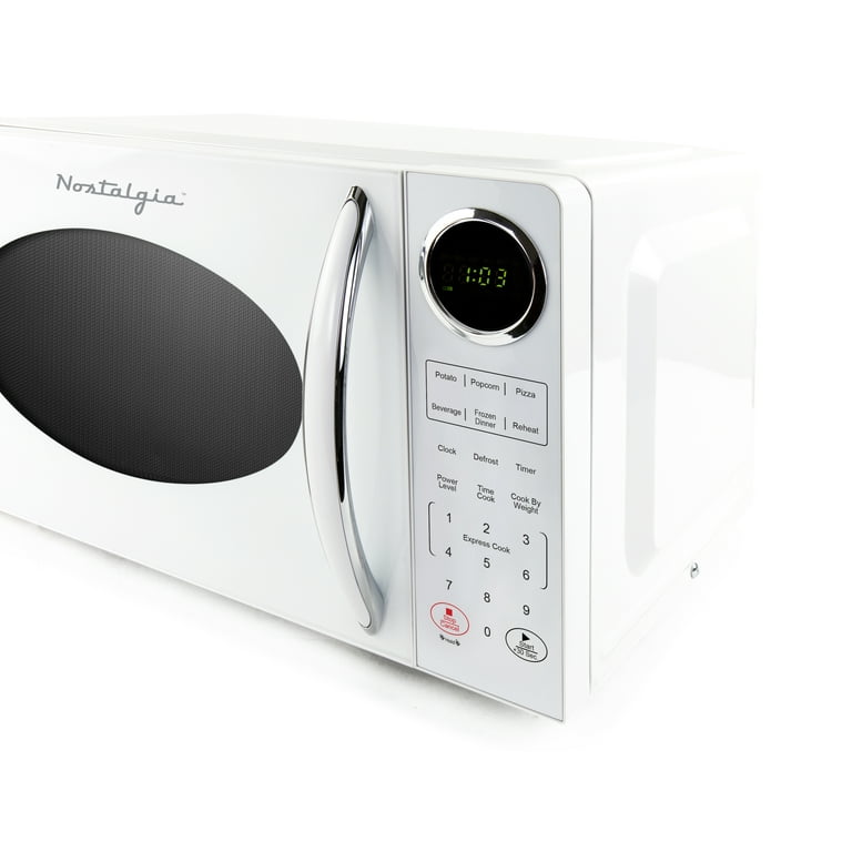 Nostalgia 900-Watt Retro Countertop Microwave Oven - 0.9 cu ft