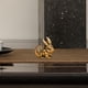 thumbnail image 5 of 2x Estatua de conejo, decoración Feng Shui, de conejo, artesanías, estatua de animales, colección de esculturas para el hogar, gabinete de, 5 of 8