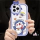thumbnail image 1 of Encantadora Funda De Teléfono Doraemon De Dibujos Animados Compatible Con iPhone 11 Pro Max XR 7Plus 8 7 6s 6 Plus 14 12 13 XS X SE 2020 Suave Tpu Cute 3D Bowknot Little Monster Lens Cubierta, 1 of 3