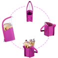 thumbnail image 5 of Bolsa organizadora para brochas de maquillaje de viaje, estuche para lápices para escritorio, bolsa de plástico transparente con cremallera para cosméticos, bolsa portátil impermeable sin polvo,, 5 of 5