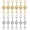 12Pcs | Ball, variant on Magnetic Necklace Clasps and Closures, 12PCS Gold & Silver Magnetic Lobster Clasp Extenders for Necklaces & Bracelets, Easy Jewelry Converter for Women, Seniors, and Everyday Wear