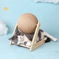 thumbnail image 2 of Cat Scratching Ball Toy Kitten Sisal Rope Ball Board Grinding Paws Toys Cats Scratcher, 2 of 4