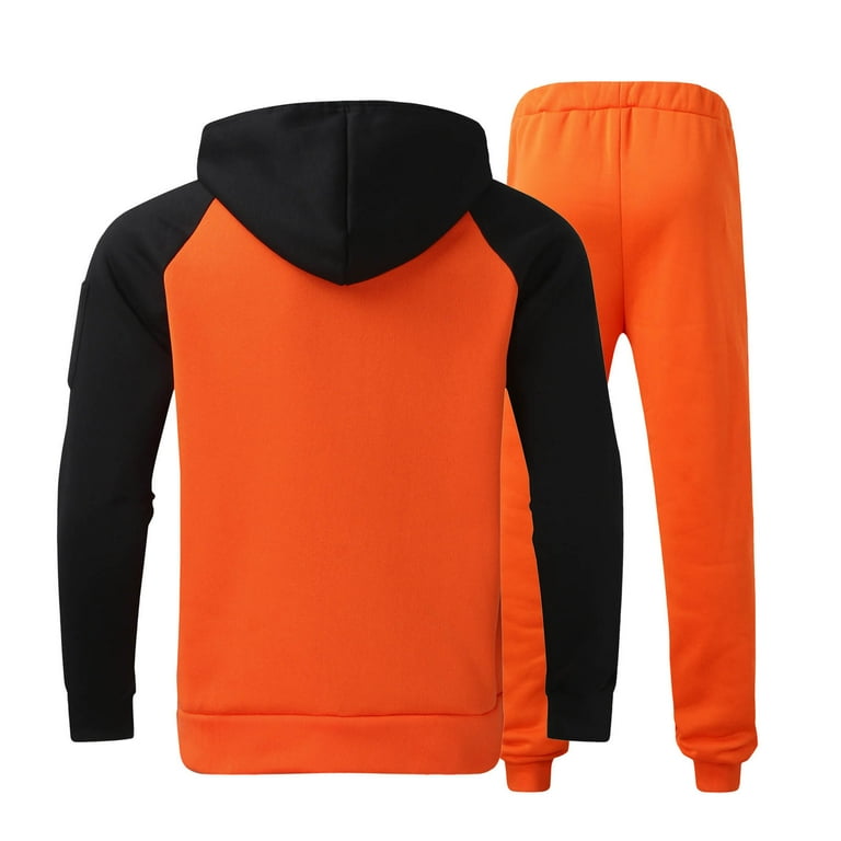 Zshosam 2 Piece Hoodie Sweatsuit Sweatshirt for Men Outfit Jogging Tracksuits for Men Casual Athletic Long Sleeve Suit Set(Orange,XXXL) Zshosam 2 Piece Hoodie Sweatsuit Sweatshirt for Men Outfit Jogging Tracksuits for Men Casual Athletic Long Sleeve Suit Set(Orange,XXXL)