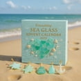 thumbnail image 4 of YIKA Sea Glass Friendship Advents Calendars 2025 24 Days Christmas Countdown Calendar With Sea Glass Ornaments Friendship Pendant Gift For Family Blue, 4 of 6
