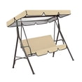 thumbnail image 4 of Cubierta para silla de columpio para jardín al aire libre, patio, asiento para silla de columpio y cubierta superior, toldo para sombrilla, beige Methold HA005105-13, 4 of 6