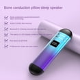 thumbnail image 3 of Altavoz de Almohada de Conducción Ósea Inalámbrico Bluetooth Altavoz Portátil Debajo de la Almohada Tarjeta TF Incorporada de 32 GB para Dormir Azul, 3 of 5
