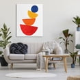 thumbnail image 3 of Stupell Industries Tilting Balancing Shapes Abstract Painting Gallery Wrapped Canvas Art Print Wall Art, 36 x 48, 3 of 8