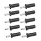 thumbnail image 4 of 4mm Banana Plug Gold Plated Banana Plug Banana Adapter 10pcs Banana Plug 4mm Cross Slot Gold Plated Brass Solder Type Connector For Speaker CableBlack, 4 of 8