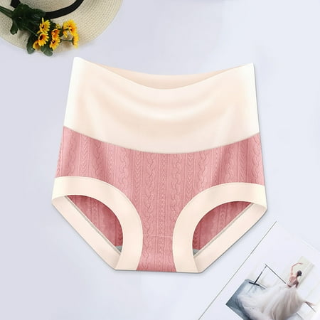 

Briefs For Women Underwear Women Panties Women All Season High Waist Shapewear Short Pants Women Women Underwear Panties Pink M 3pcs
